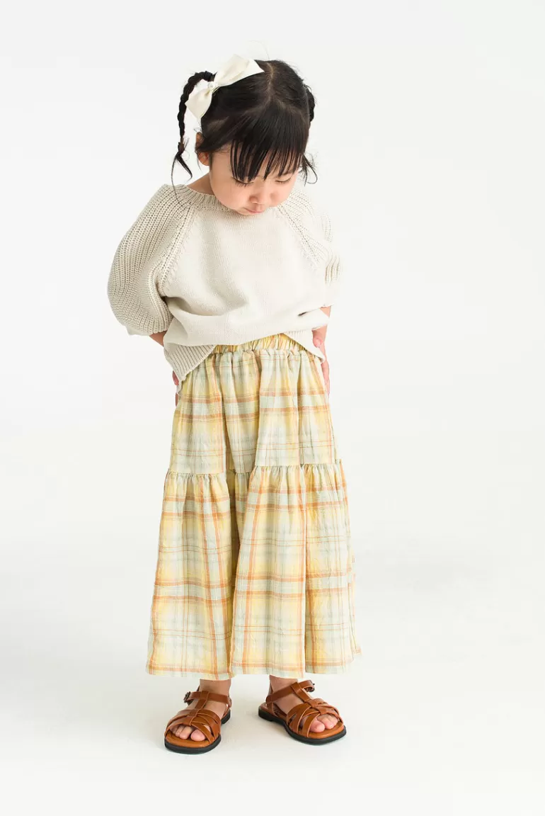 Kids Olive Clothing Mini Olive | Puff Sleeve Jumper, Ivory