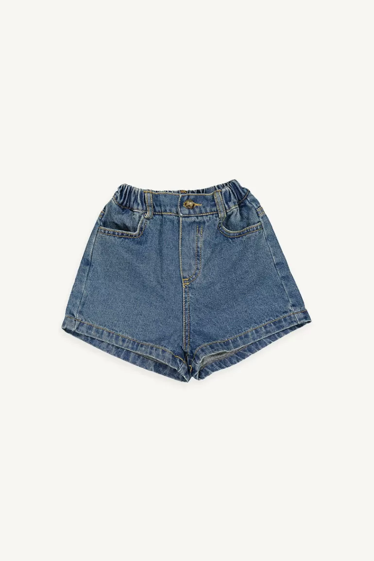 Kids Olive Clothing Mini Olive | Yuha Denim Short, Mid Blue