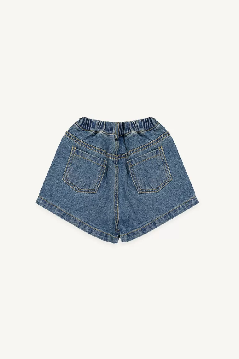 Kids Olive Clothing Mini Olive | Yuha Denim Short, Mid Blue