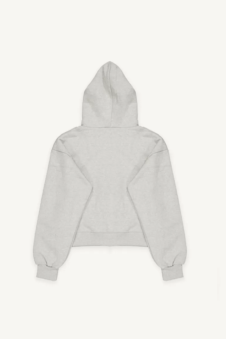 Women Olive Clothing Roa Zip Up Hoody, Grey