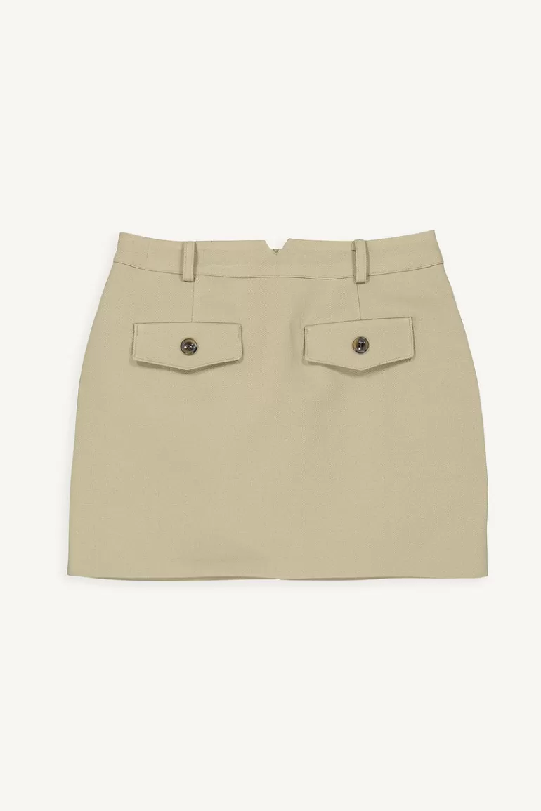 Women Olive Clothing Shiko Mini Skirt, Olive