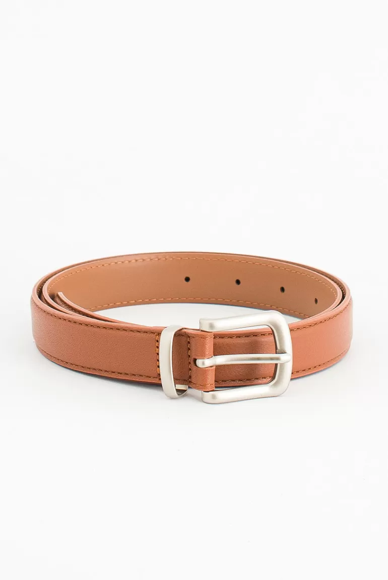 Women Olive Clothing Suki Daily Smart Belt, Tan