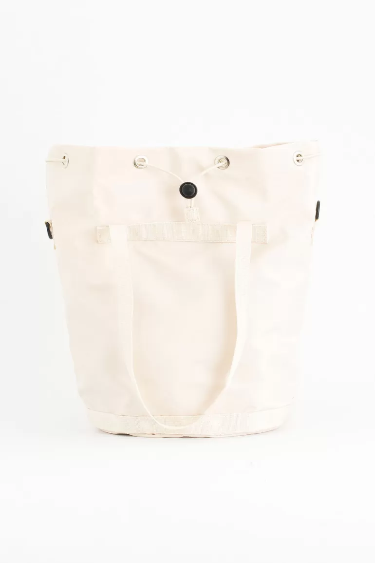 Women Olive Clothing Twill Tote Bag, Ivory