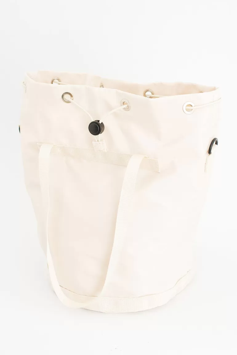 Women Olive Clothing Twill Tote Bag, Ivory