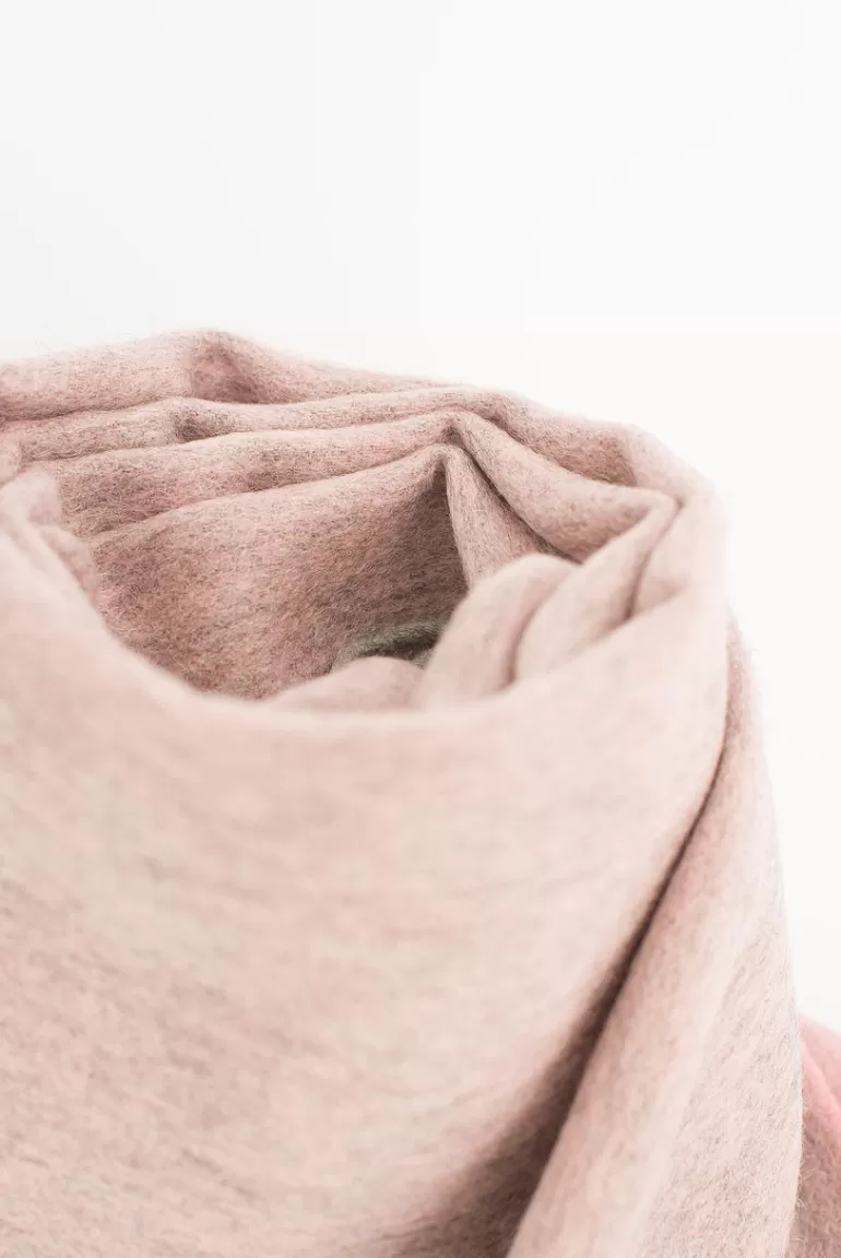 Women Olive Clothing Two Tone Wool Scarf, Pink