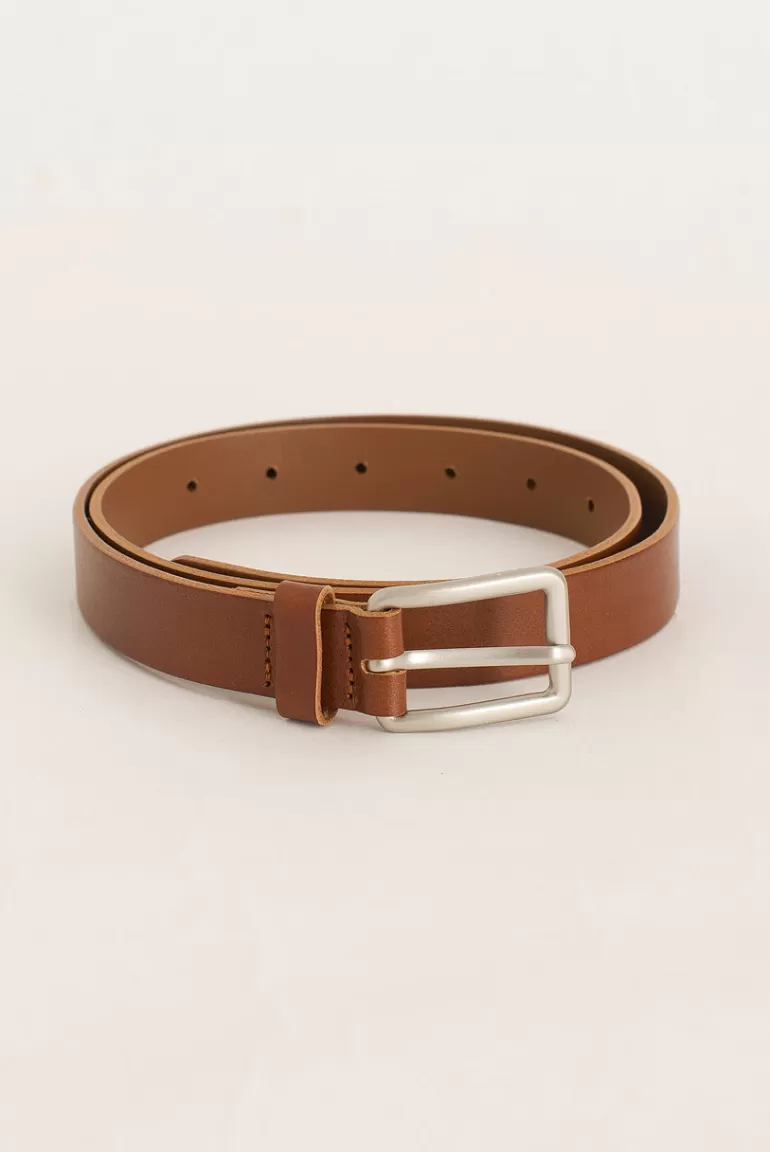 Women Olive Clothing Yui Rectangle Belt, Camel